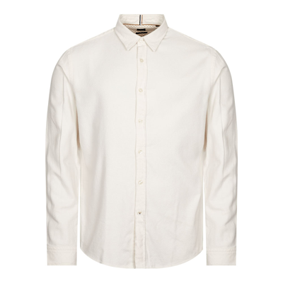 Hugo Boss Cotton Twill Shirt In White