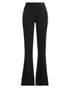 VERSACE VERSACE WOMAN PANTS BLACK SIZE 8 VIRGIN WOOL, ELASTANE