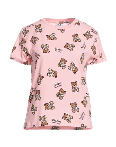 Moschino Woman Undershirt Pink Size M Cotton, Elastane