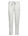 ROBERTO COLLINA ROBERTO COLLINA WOMAN PANTS LIGHT GREY SIZE 12 POLYAMIDE, WOOL, BABY ALPACA WOOL, ELASTANE