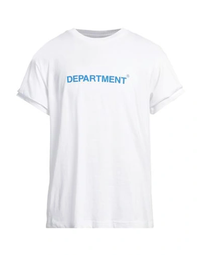 Department 5 Man T-shirt White Size L Cotton