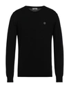 Jeckerson Man Sweater Black Size S Viscose, Wool, Polyamide, Cashmere