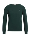 Jeckerson Man Sweater Dark Green Size S Viscose, Wool, Polyamide, Cashmere