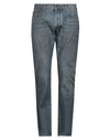 14bros Man Denim Pants Blue Size 36 Cotton In Blue