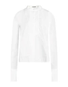 Jil Sander Woman Shirt Off White Size 8 Cotton In Off White