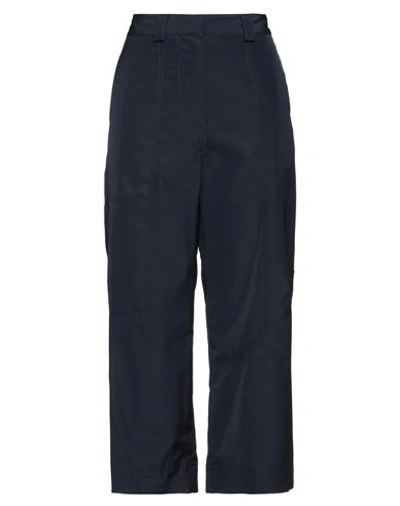 Jw Anderson Woman Pants Navy Blue Size 8 Viscose, Wool