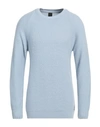Why Not Brand Man Sweater Sky Blue Size Xl Acrylic, Wool