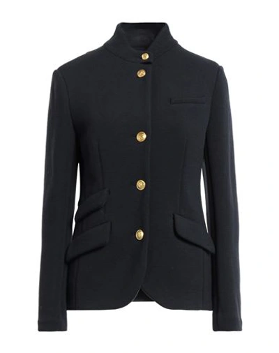 Rag & Bone Woman Suit Jacket Midnight Blue Size 8 Polyamide, Viscose, Virgin Wool