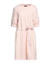 Emporio Armani Woman Mini Dress Light Pink Size 12 Cotton, Polyester