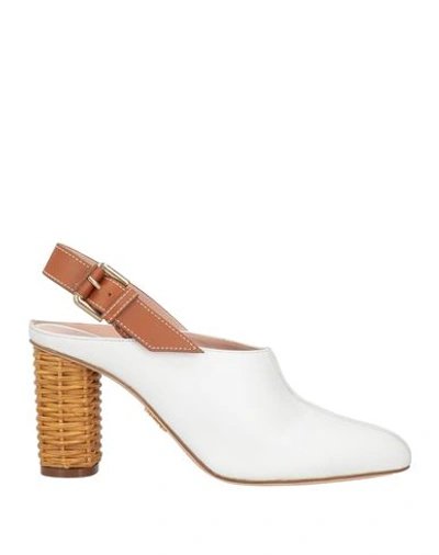 Rodo Woman Mules & Clogs White Size 10 Soft Leather