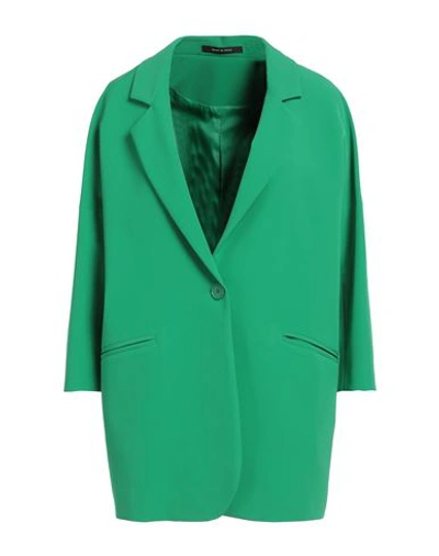 Tagliatore 02-05 Woman Blazer Green Size 4 Polyester, Elastane