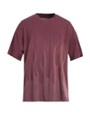 Vision Of Super Man T-shirt Garnet Size L Cotton In Purple