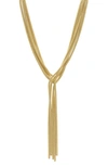 Adornia Multi Strand Textured Chain Necklace Gold In Gold