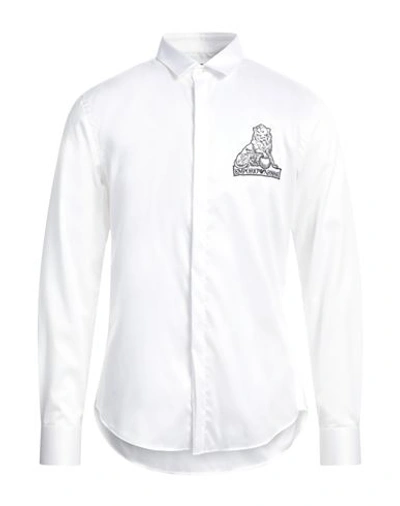 Emporio Armani Man Shirt White Size 16 ½ Cotton, Elastane