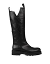 Dondup Woman Knee Boots Black Size 11 Soft Leather
