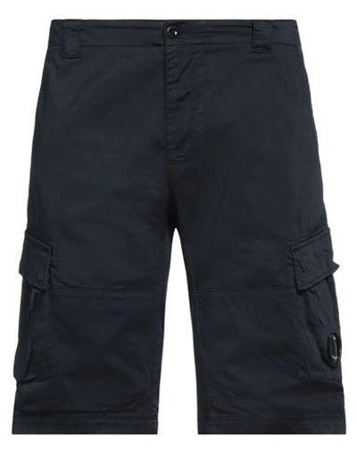 C.p. Company C. P. Company Man Shorts & Bermuda Shorts Midnight Blue Size 30 Cotton, Elastane
