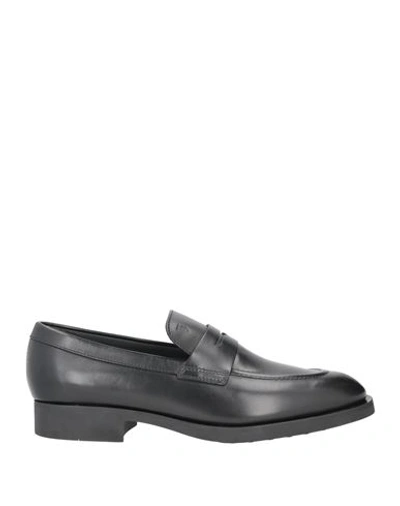 Tod's Man Loafers Black Size 7.5 Soft Leather