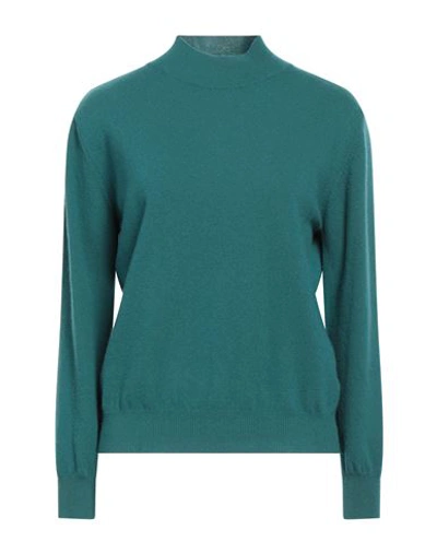 Bellwood Woman Sweater Emerald Green Size S Wool, Cashmere