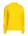 Bellwood Woman Sweater Yellow Size Xl Wool, Cashmere