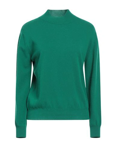 Bellwood Woman Sweater Green Size M Wool, Cashmere