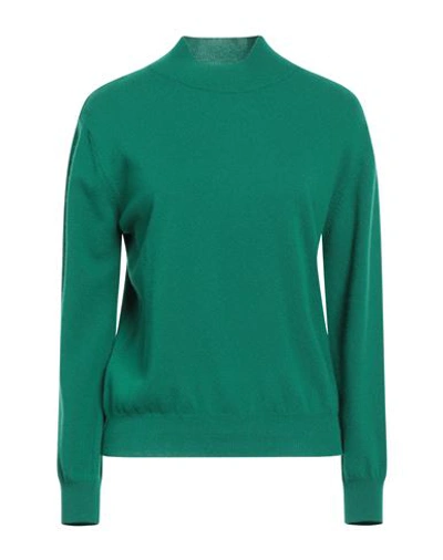 Bellwood Woman Sweater Green Size L Wool, Cashmere