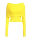 Philosophy Di Lorenzo Serafini Woman Sweater Yellow Size 6 Polyamide, Mohair Wool, Wool