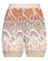 Roberto Collina Woman Shorts & Bermuda Shorts Beige Size M Organic Cotton
