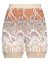 Roberto Collina Woman Shorts & Bermuda Shorts Beige Size M Organic Cotton In Beige