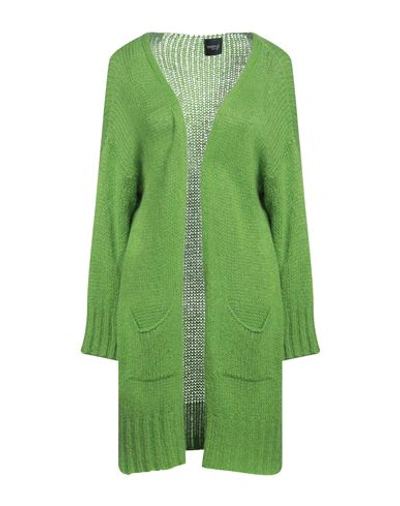 Mem.js Mem. Js Woman Cardigan Light Green Size 4 Acrylic, Polyamide, Mohair Wool, Alpaca Wool