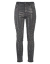Dimora Woman Jeans Charcoal Size 6 Cotton, Elastane In Grey
