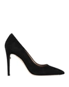 Ferragamo Woman Pumps Black Size 7.5 Soft Leather In Black