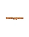 REJINA PYO REJINA PYO WOMAN BELT CAMEL SIZE XS/S CALFSKIN, BRASS