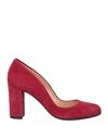 Roberto Serpentini Woman Pumps Brick Red Size 7 Soft Leather
