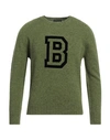Lanificio Pubblico Man Sweater Light Green Size 40 Virgin Wool In Green