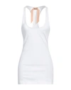 N°21 Woman Tank Top White Size 8 Cotton In White