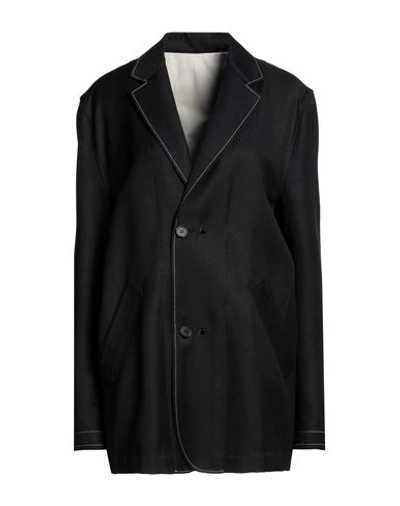 Jw Anderson Woman Suit Jacket Black Size M Polyester