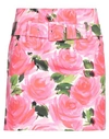 Richard Quinn Woman Mini Skirt Pink Size 10 Polyester In Pink