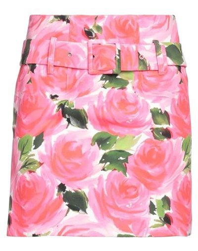 Richard Quinn Woman Mini Skirt Pink Size 10 Polyester