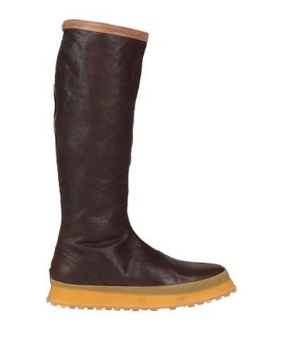 Shoto Woman Knee Boots Cocoa Size 10 Soft Leather In Brown