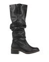 MTNG MTNG WOMAN BOOT BLACK SIZE 6 SOFT LEATHER