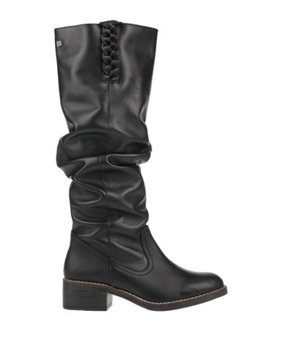 Mtng Woman Knee Boots Black Size 8 Soft Leather