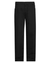 Raf Simons Man Denim Pants Black Size 34 Cotton In Black