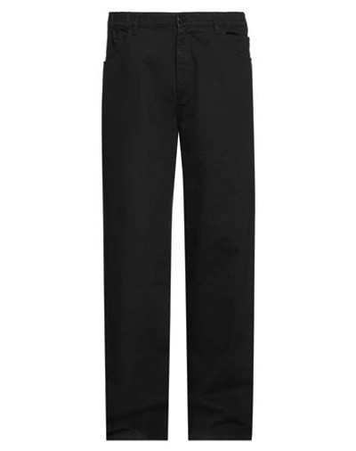 Raf Simons Man Denim Pants Black Size 34 Cotton