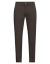 Costume National Man Pants Cocoa Size 34 Cotton, Elastane In Brown