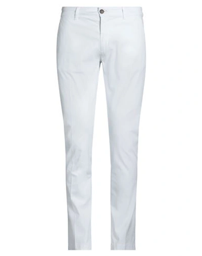 Costume National Man Pants White Size 34 Cotton, Elastane