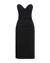 Forte Dei Marmi Couture Woman Midi Dress Black Size 2 Polyester, Elastane