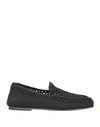 Dolce & Gabbana Man Loafers Black Size 9 Polyester