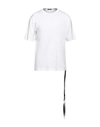 ANN DEMEULEMEESTER ANN DEMEULEMEESTER MAN T-SHIRT BEIGE SIZE L COTTON