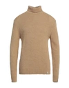 Bicolore® Bicolore Man Turtleneck Beige Size Xl Acrylic, Viscose, Wool, Alpaca Wool