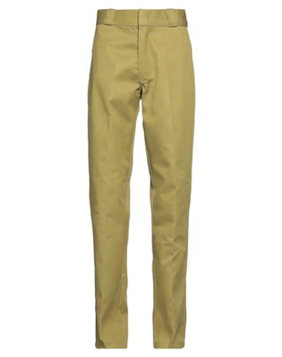 Dickies Man Pants Sage Green Size 30w-34l Polyester, Cotton